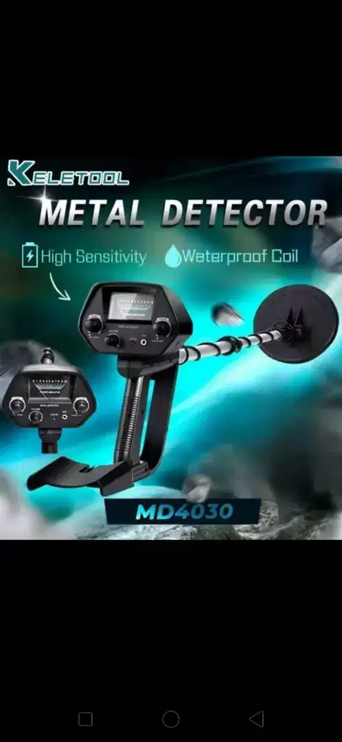 Detektor logam kondisi masih normal