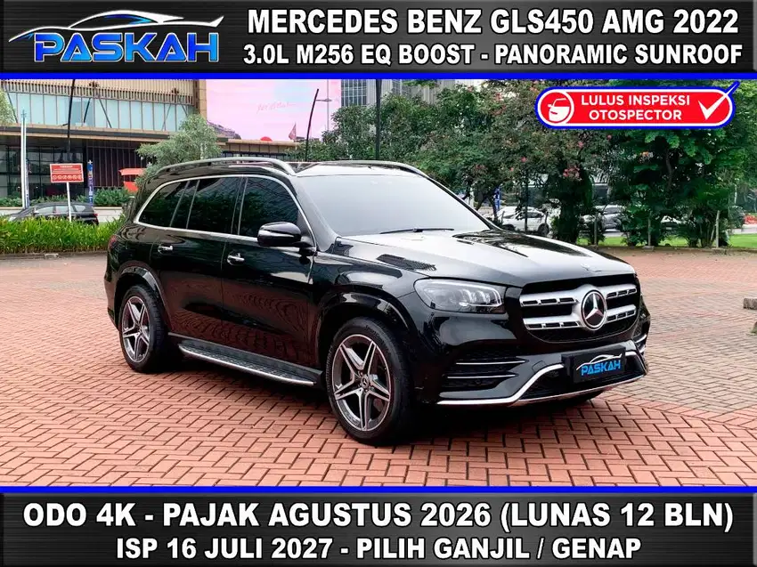 PAJAK=1TAHUN Bunga=4% Km=7k MERCEDES BENZ GLS450 AMG 2022 4Matic