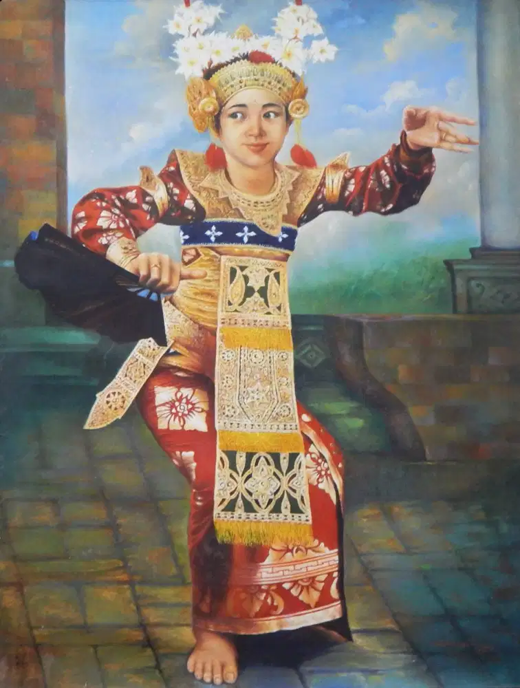 lukisan kanvas cat minyak