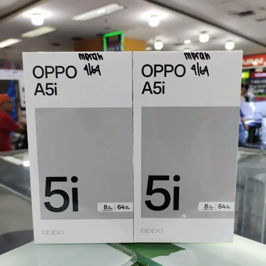 Oppo A5i ram 4gb+4gb/64gb baru garansi resmi harga Promo