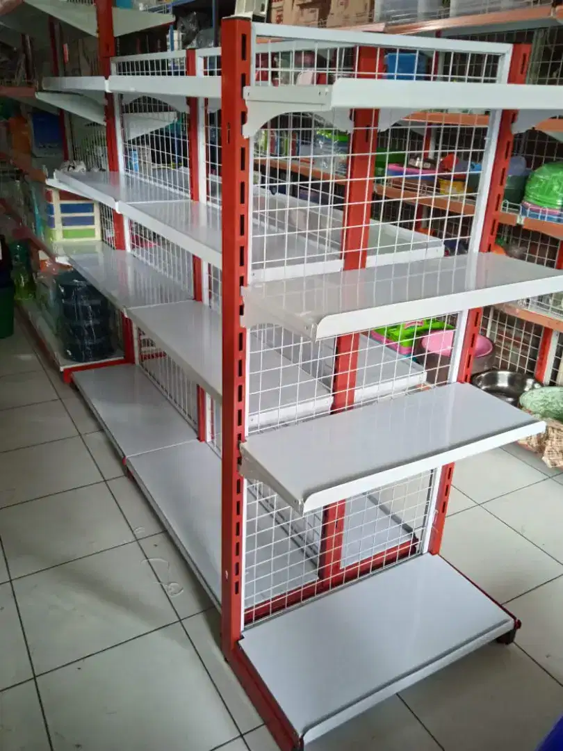 Toko perlengkapan rak minimarket bekas/baru