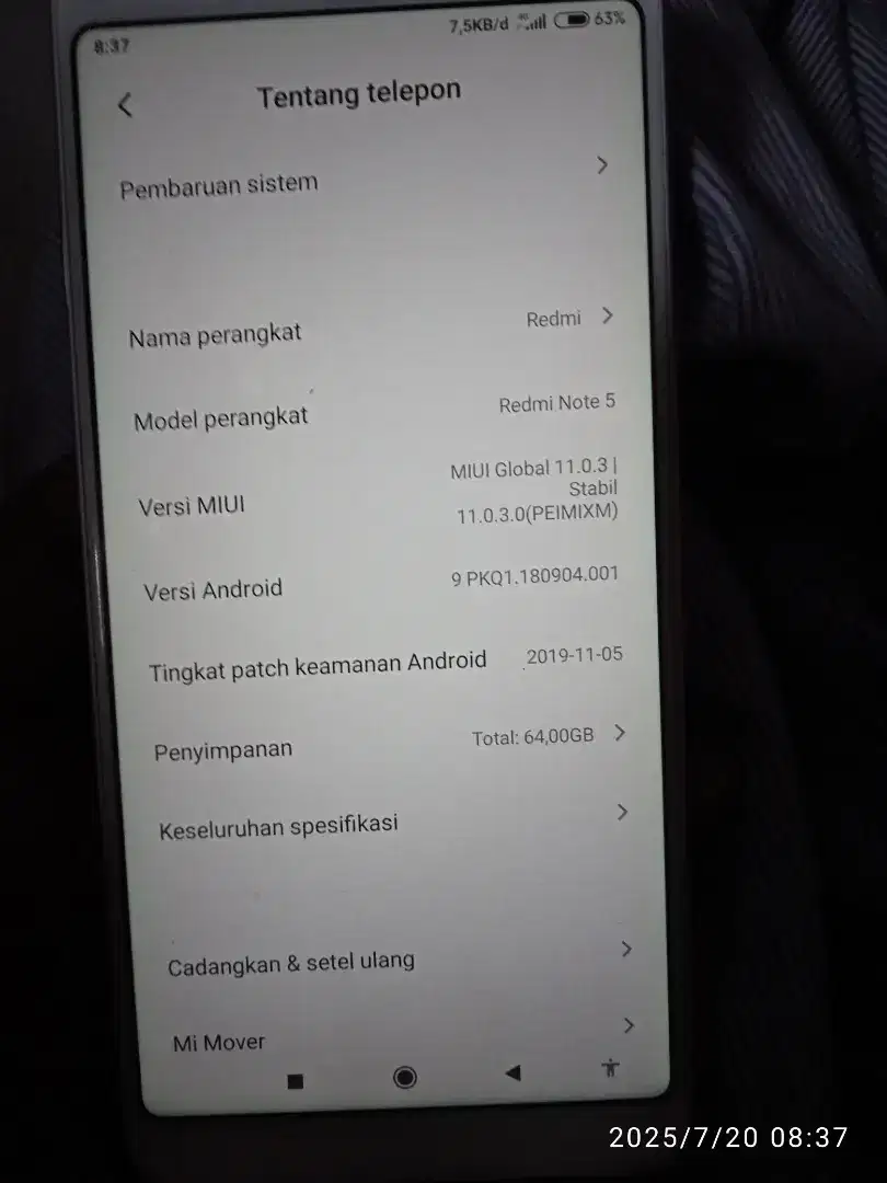 Redmi note 5 4/64
