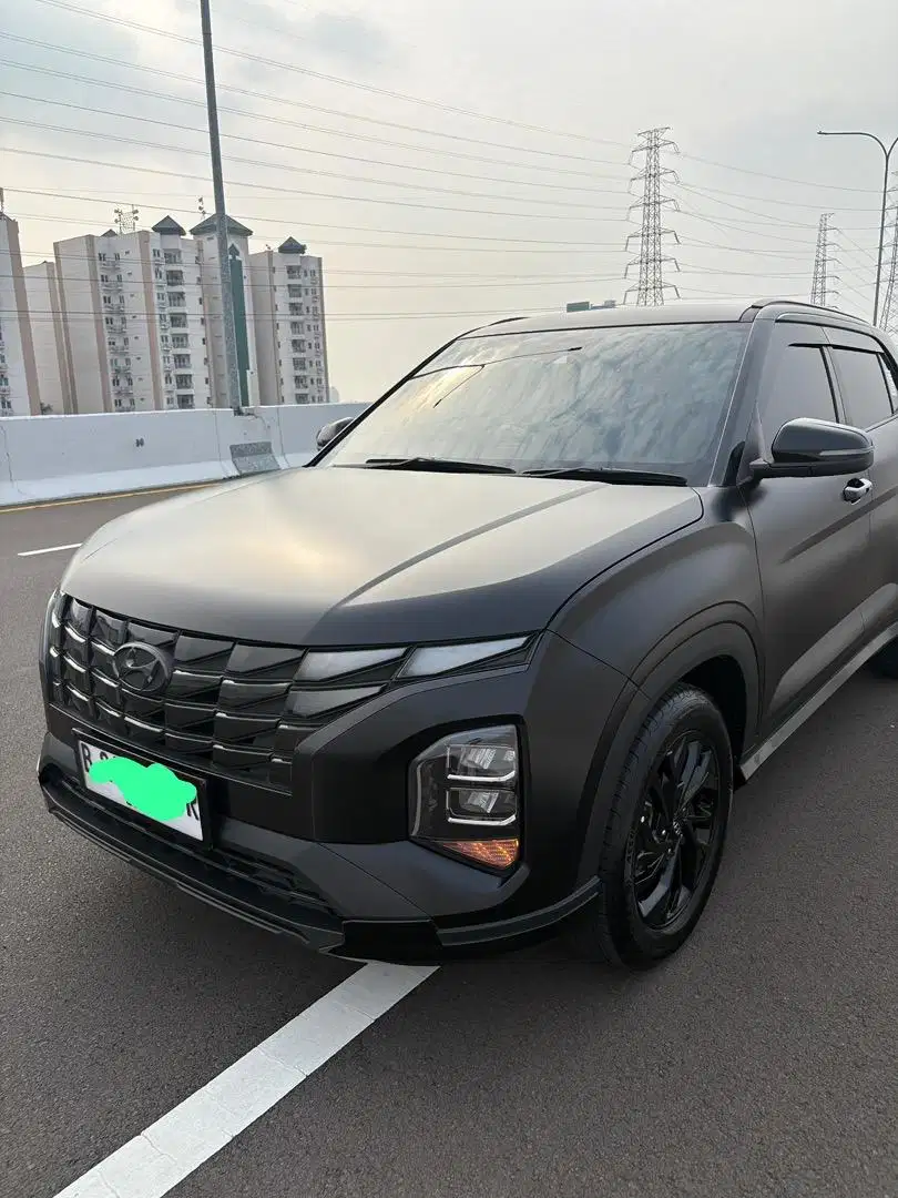 Hyundai creta alpha limited edition all black doff pribadi
