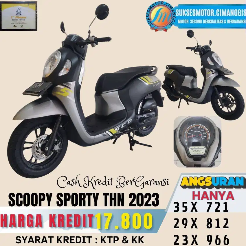 SCOOPY SPORTY TERMURAH NO 1 PROMO LAINYA KLIK PROFIL