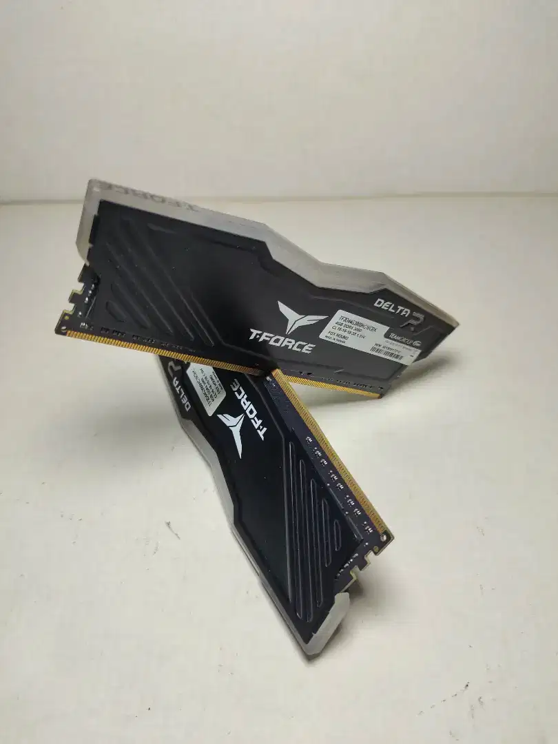 Ram Memory PC ddr4 T Force Delta 2 x 4 gb 3000mhz Kit Black