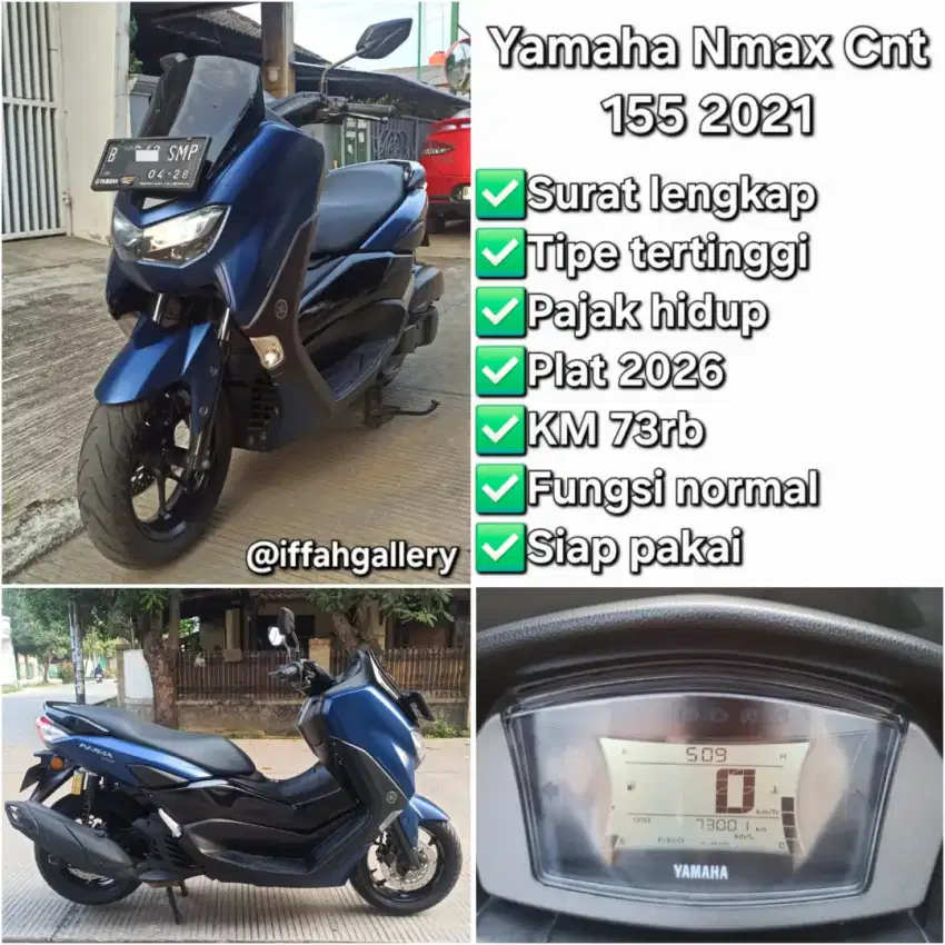 Motor Yamaha Nmax Connected SSS 155 2021 Surat Lengkap PajakPlat Hidup
