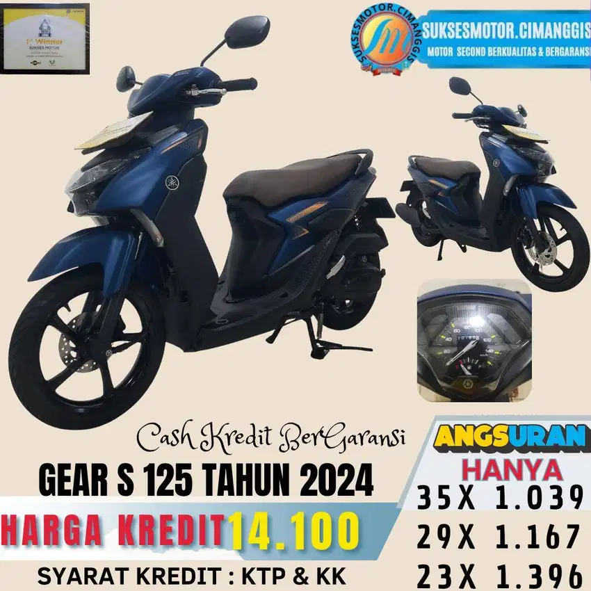GEAR S 125 TERMURAH NO 1 PROMO LAINYA KLIK DI PROFIL