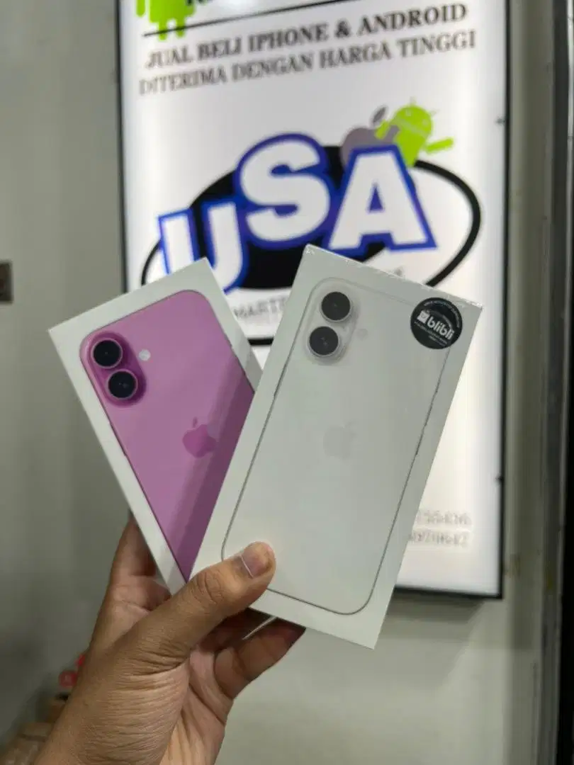 Iphone 16 128gb new resmi ibox dan blibli