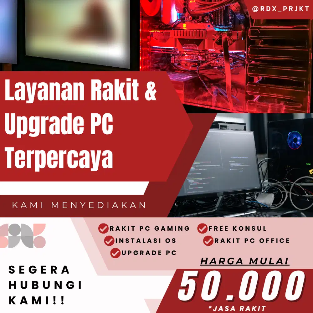 Layanan Rakit & Upgrade PC Terpercaya