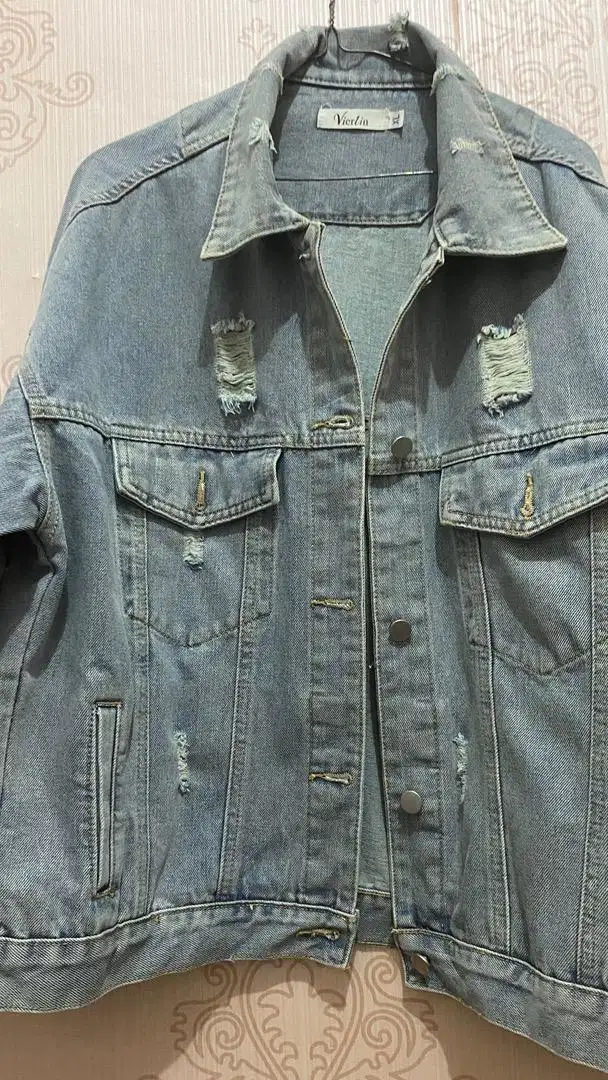 VIERLIN Jaket Denim Jeans Oversize