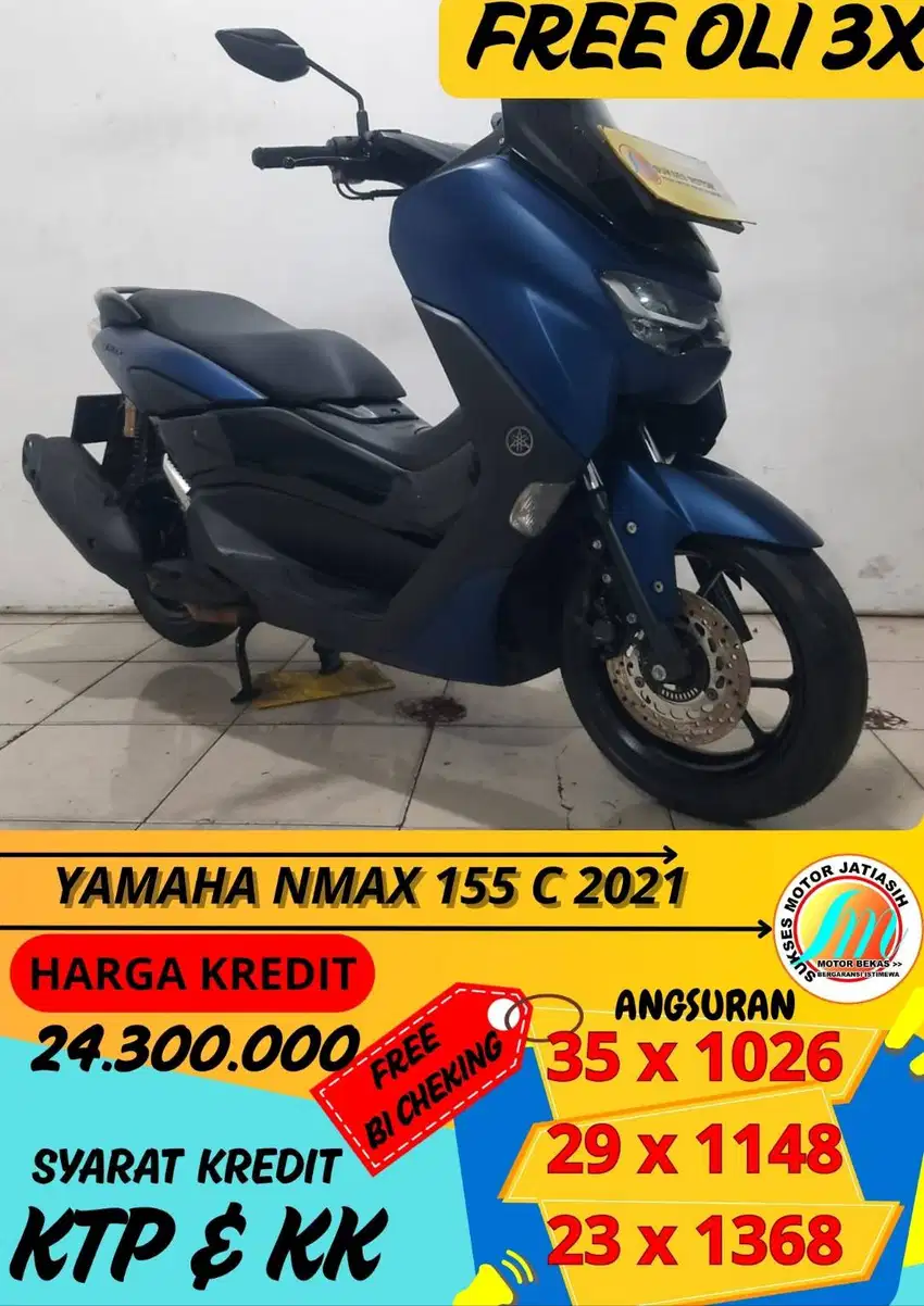 YAMAHA ALL NEW NMAX 155 Connected2021 BISA CASH DAN KREDIT