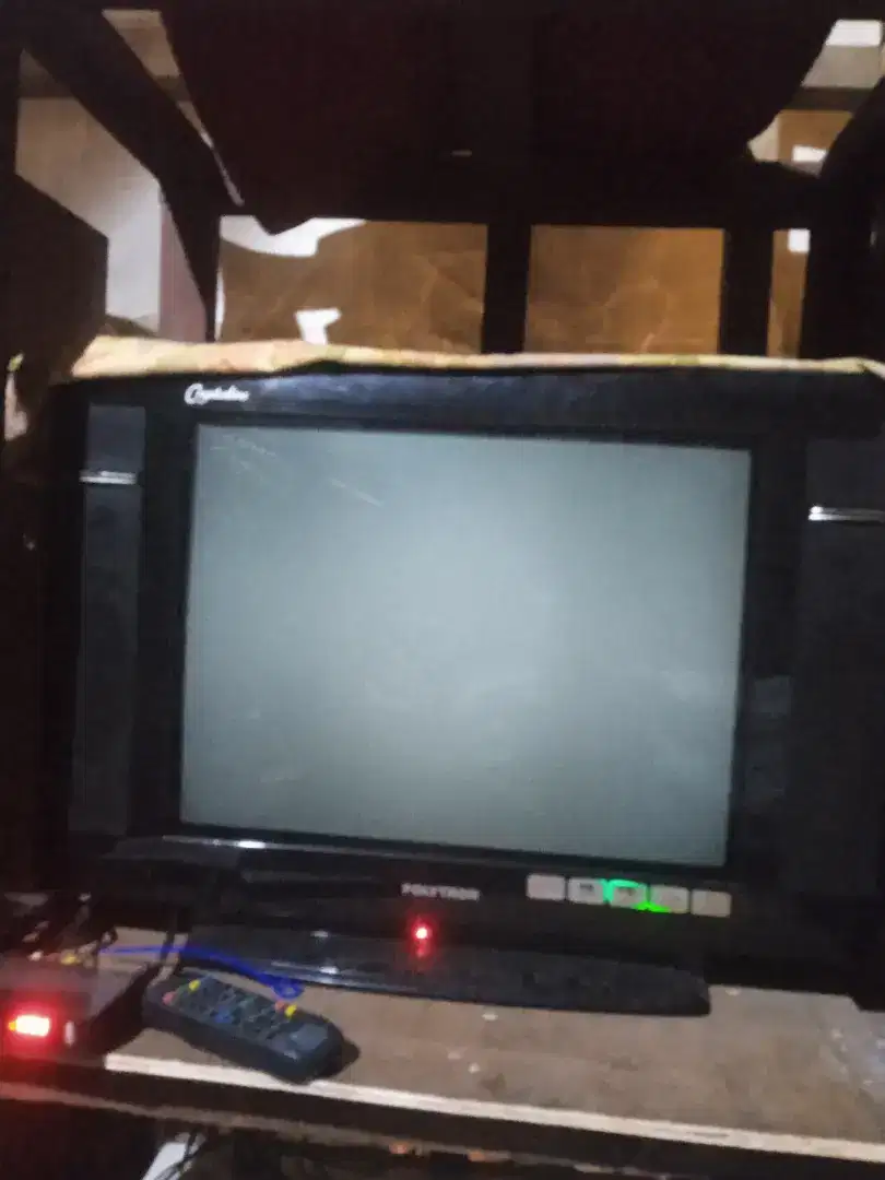Jual bang tv poltron 21 in normal ada remotnya