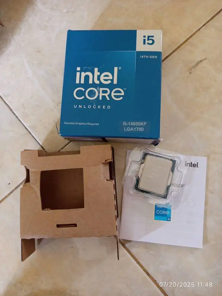 Intel Core i5 14600KF Box 2.6GHz - 5.3GHz 8+6C 20T Garansi ON