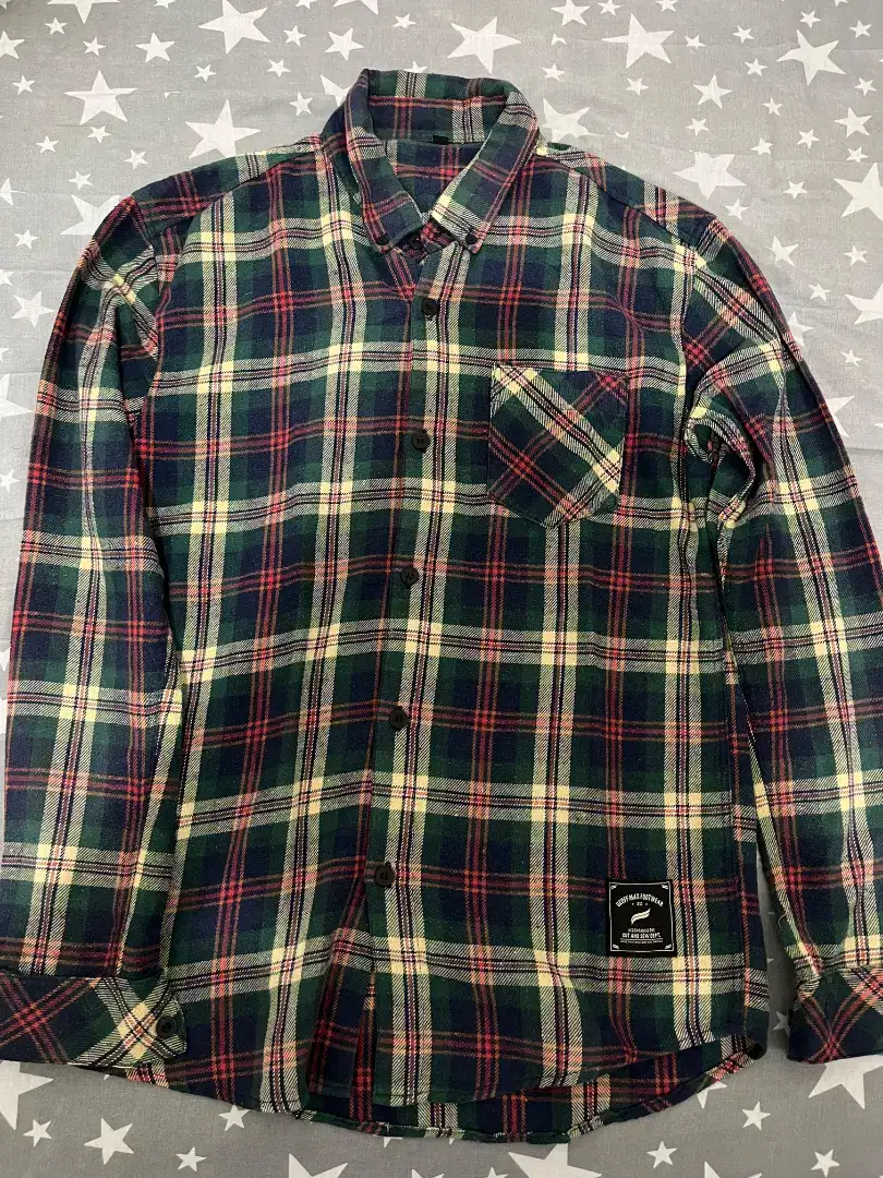 Kemeja Flanel Geoffmax Size M