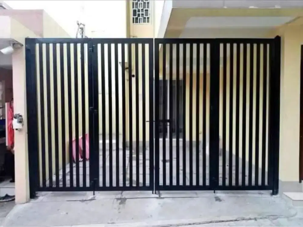 Bengkel las Lampung tralis kanopi pintu pagar gerbang tangga