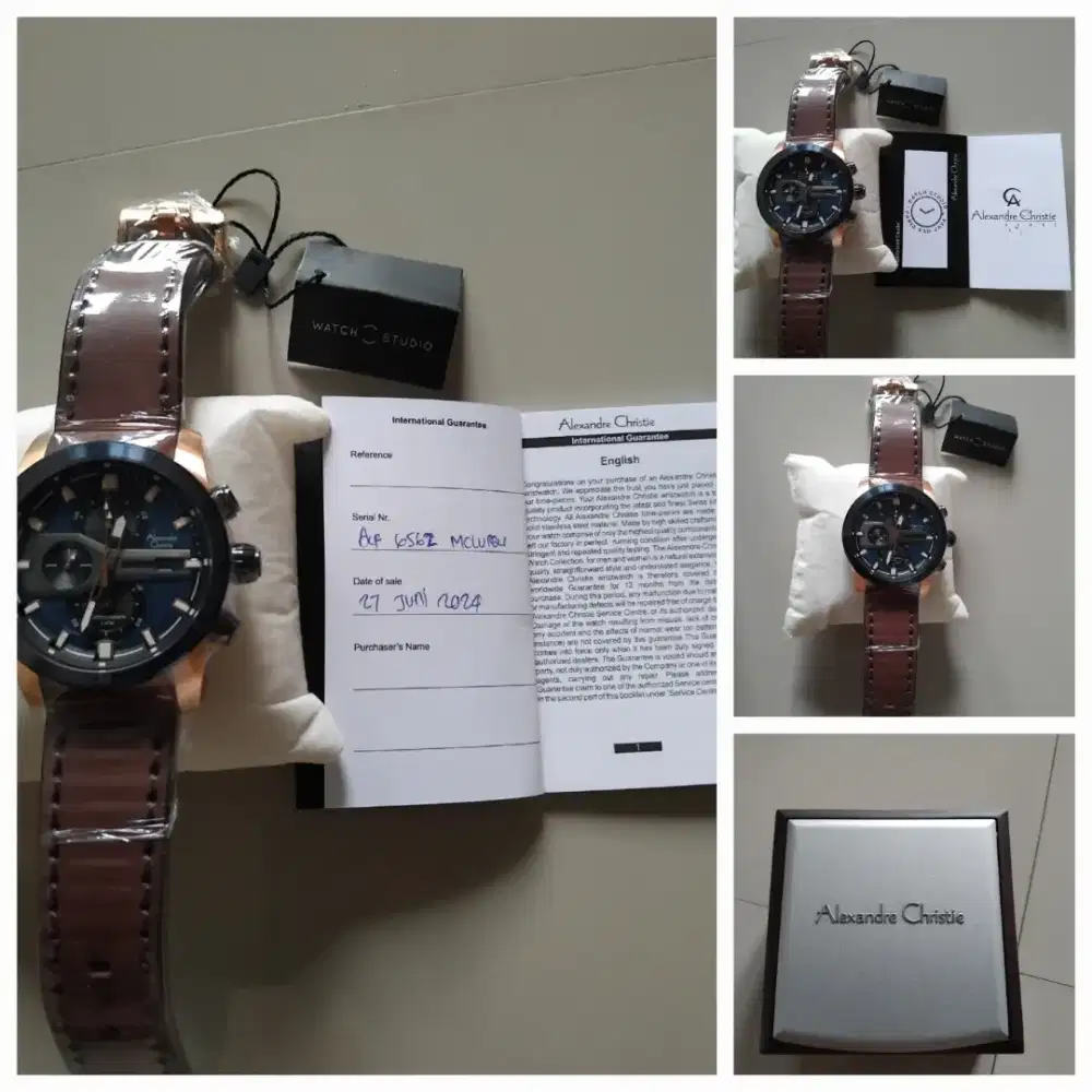 Di jual jam tangan PRIA ALEXANDRE CHRISTIE harga nego