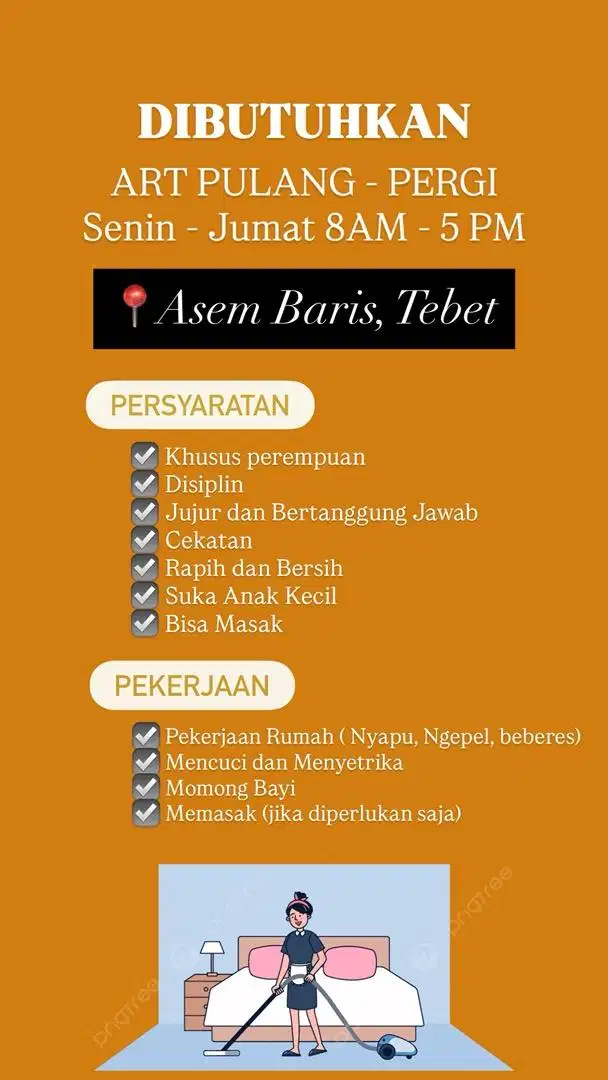 DICARI ART PULANG PERGI