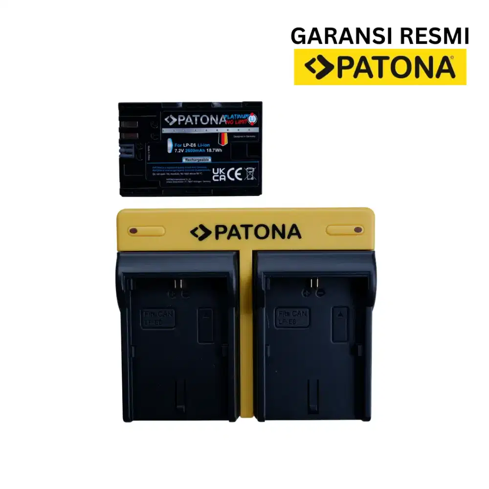 Baterai Camera PATONA PLATINUM LP-E6 + Dual Charger – Baru Salah Beli