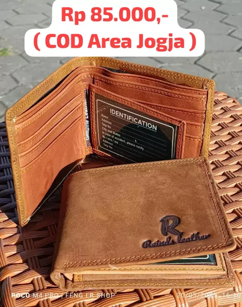 Dompet Kulit Sapi Asli ( BISA COD )