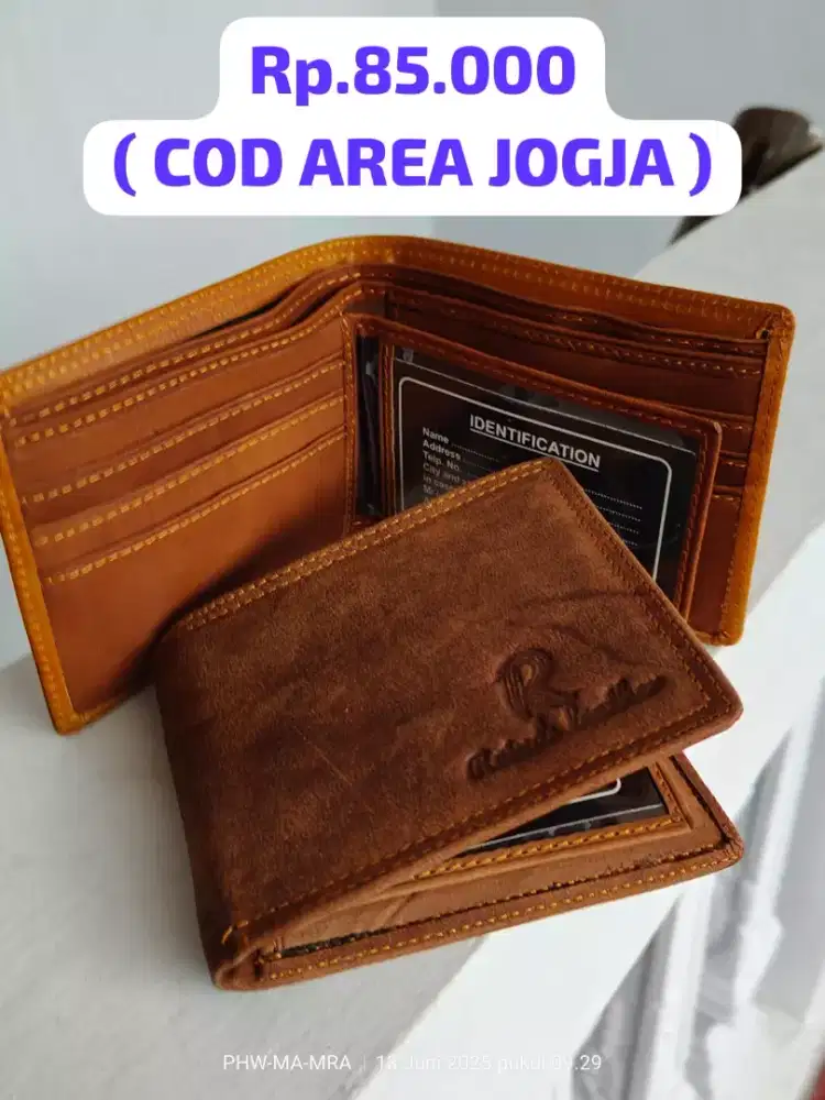 Dompet Kulit Sapi Asli ( BISA COD )
