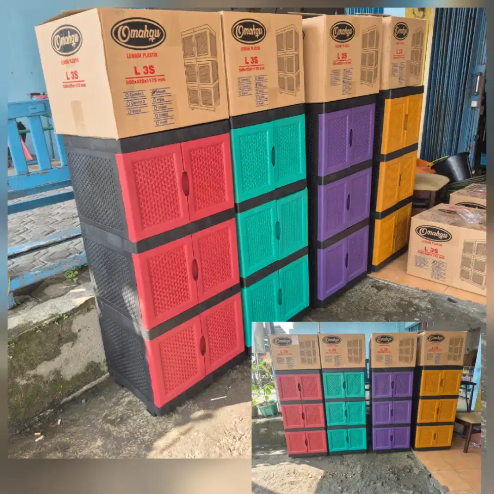 lemari 3 susun
merk omahqu