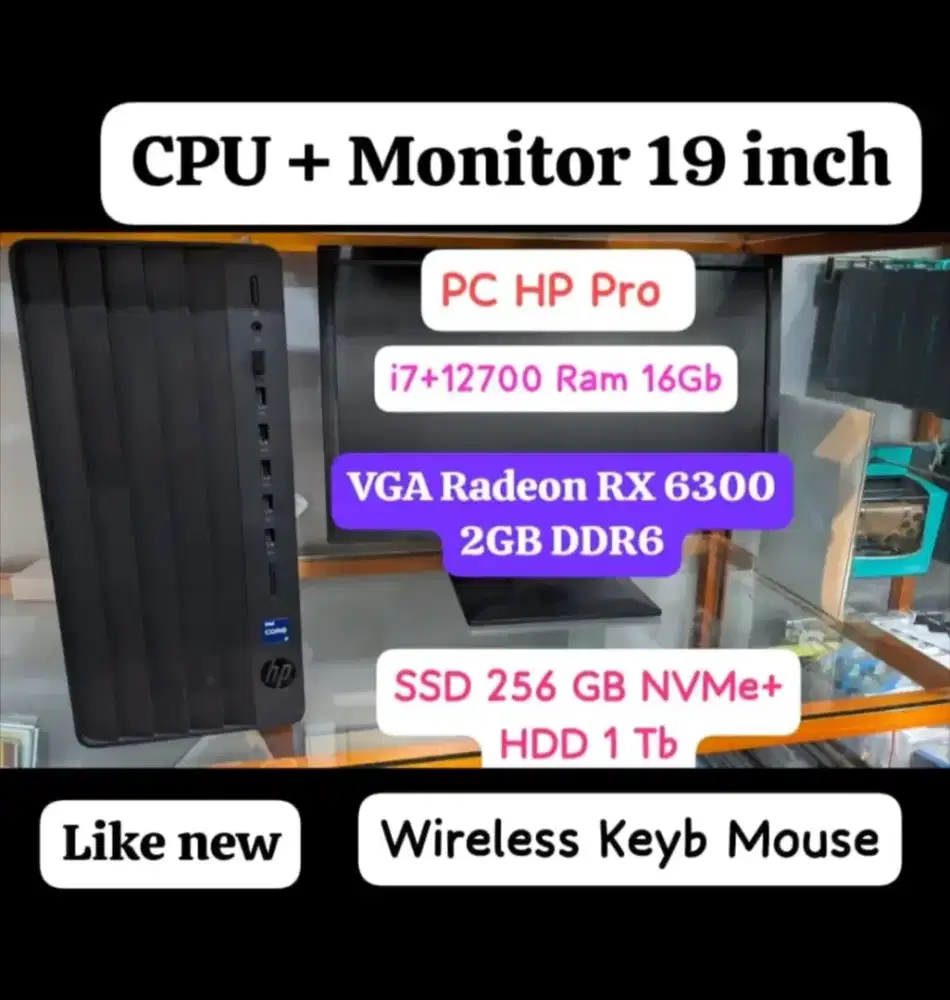 Jual PC 1 Set Spek Gahar editing