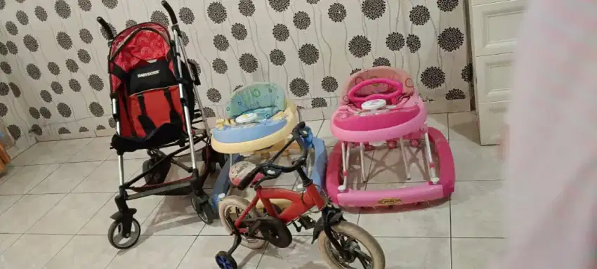 Stroller .baby waker n sepeda
