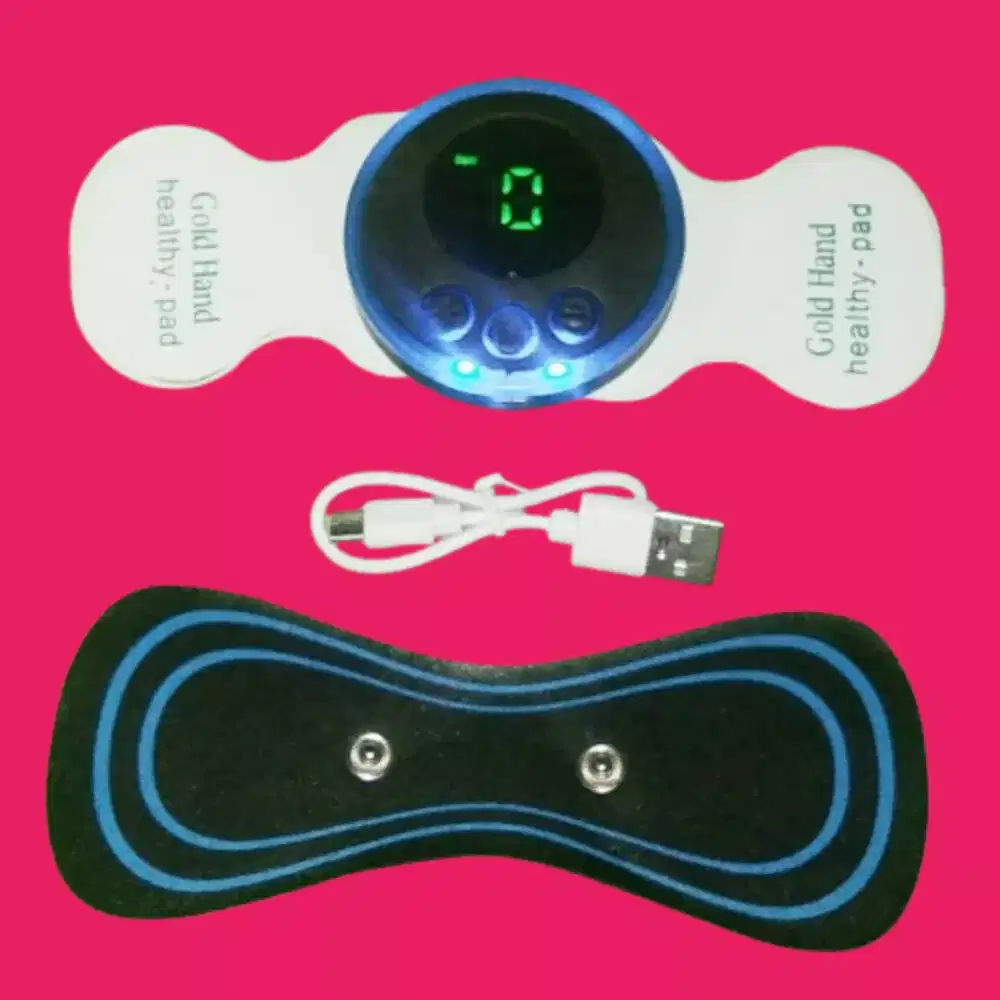 Alat Pijat Tempel Portabel Mesin Elektrik Digital GelPad Komprehensif