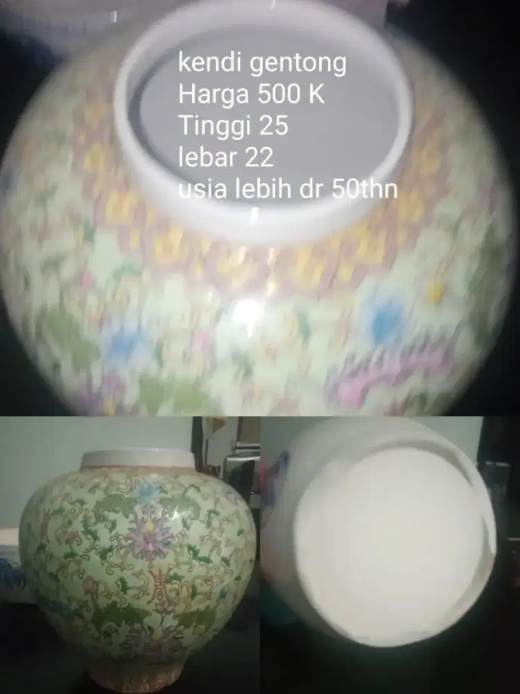 Kendi gentong ori dari china usia >50thn