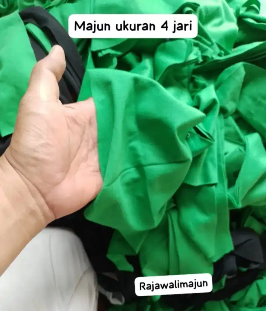 Kain majun ukuran 4 jari serbaguna