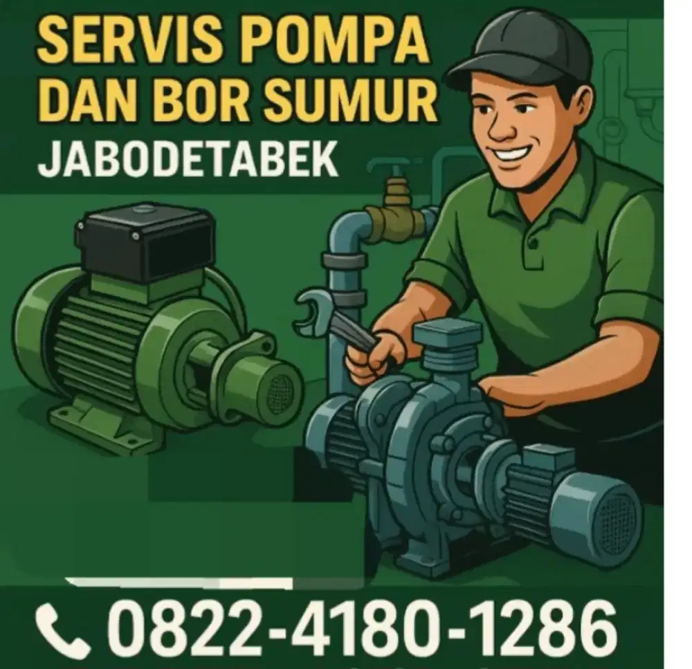 Service pompa Air dan bor sumur