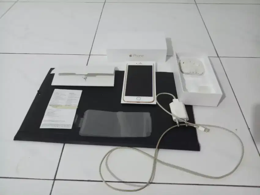 Iphone 6 Plus 32GB Gold Ex IBOX Komplit Dus Charger Headset ORIGINAL