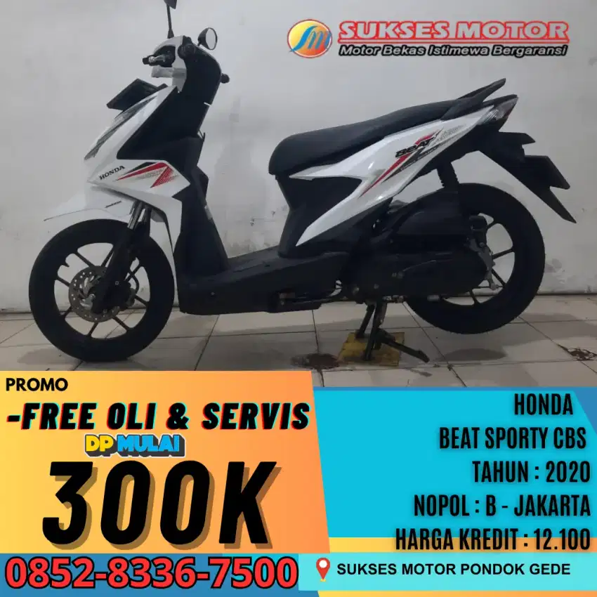 DP 300 RIBU HONDA BEAT SPORTY CBS TAHUN 2020