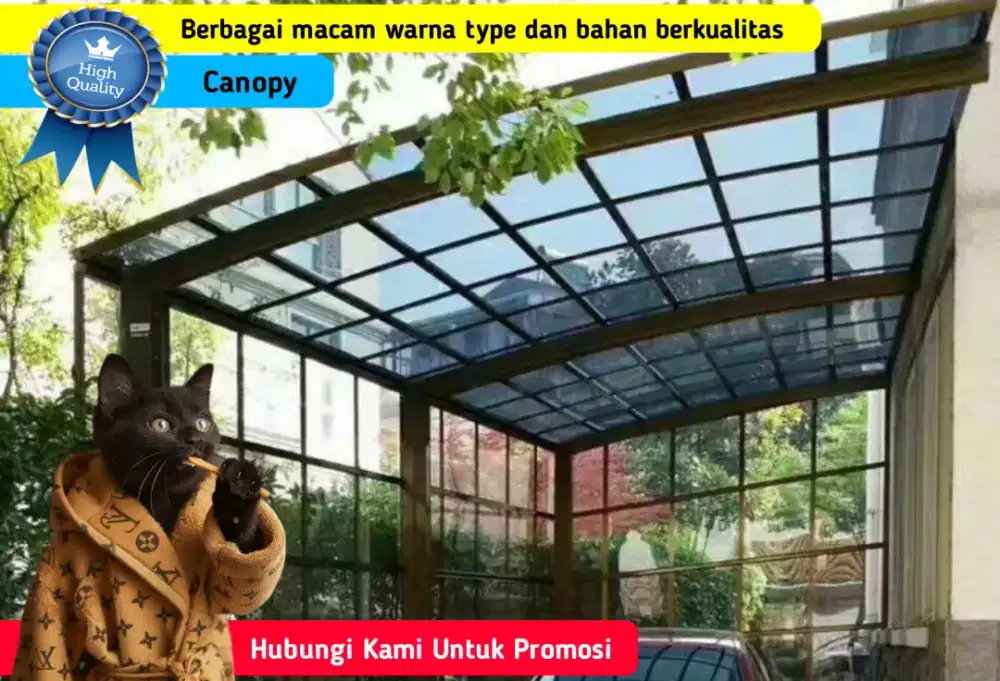 Kanopi Berkualitas Rangka Besi dan Stanless Harga Promosi