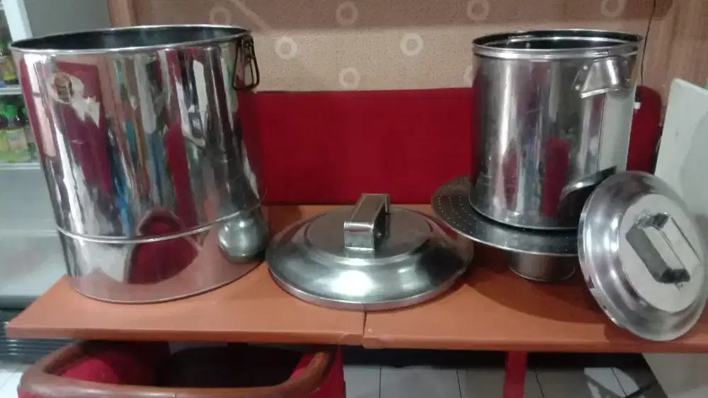 1 set dandang nasi untuk 25 kg beras + buleng air