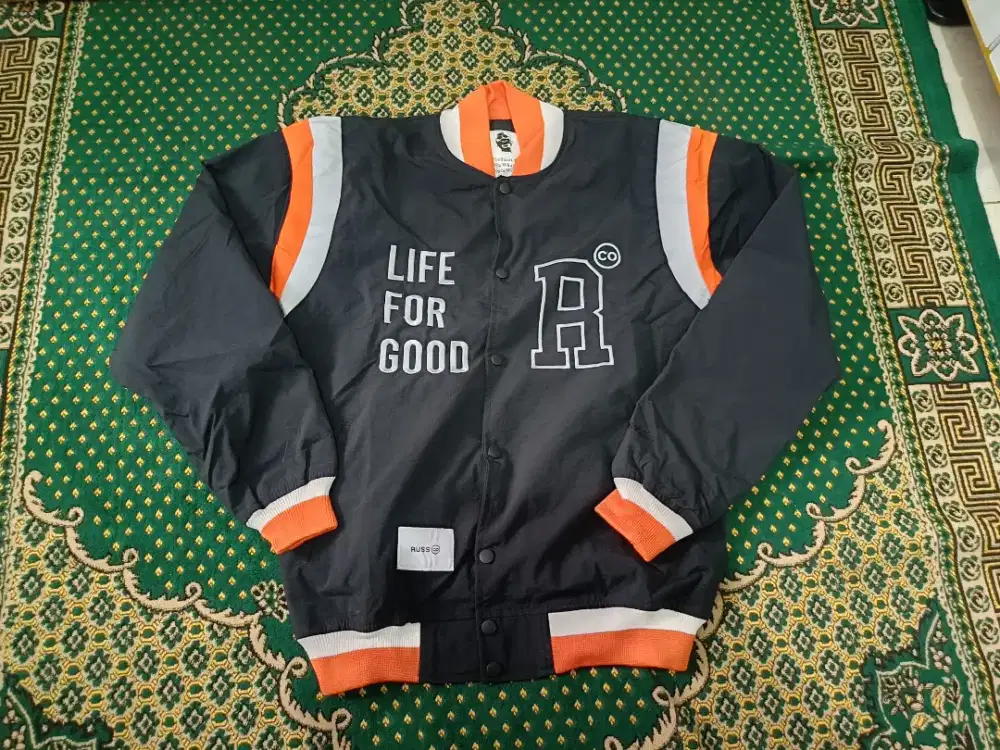 Jaket Russ Original Size L Jaket Varsity Russ Ori Jaket Baseball Ori