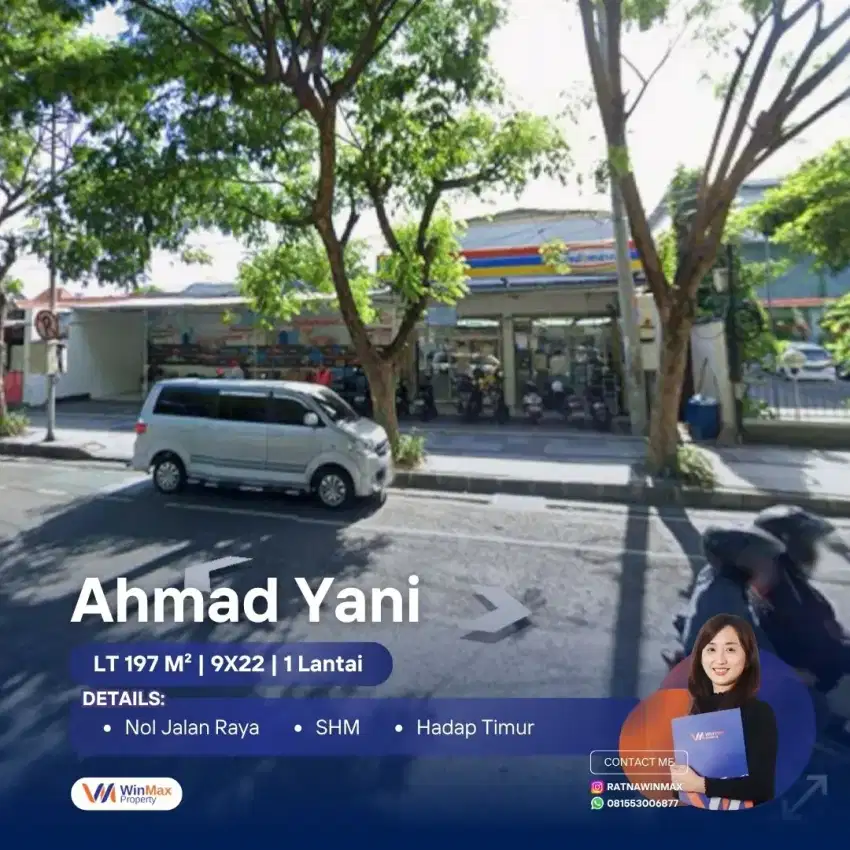 Dijual Komersial Nol Jalan Ahmad Yani Surabaya
Dekat Auto 2000