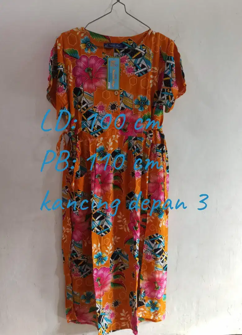 Daster kencana ungu label biru model chibi kode 47