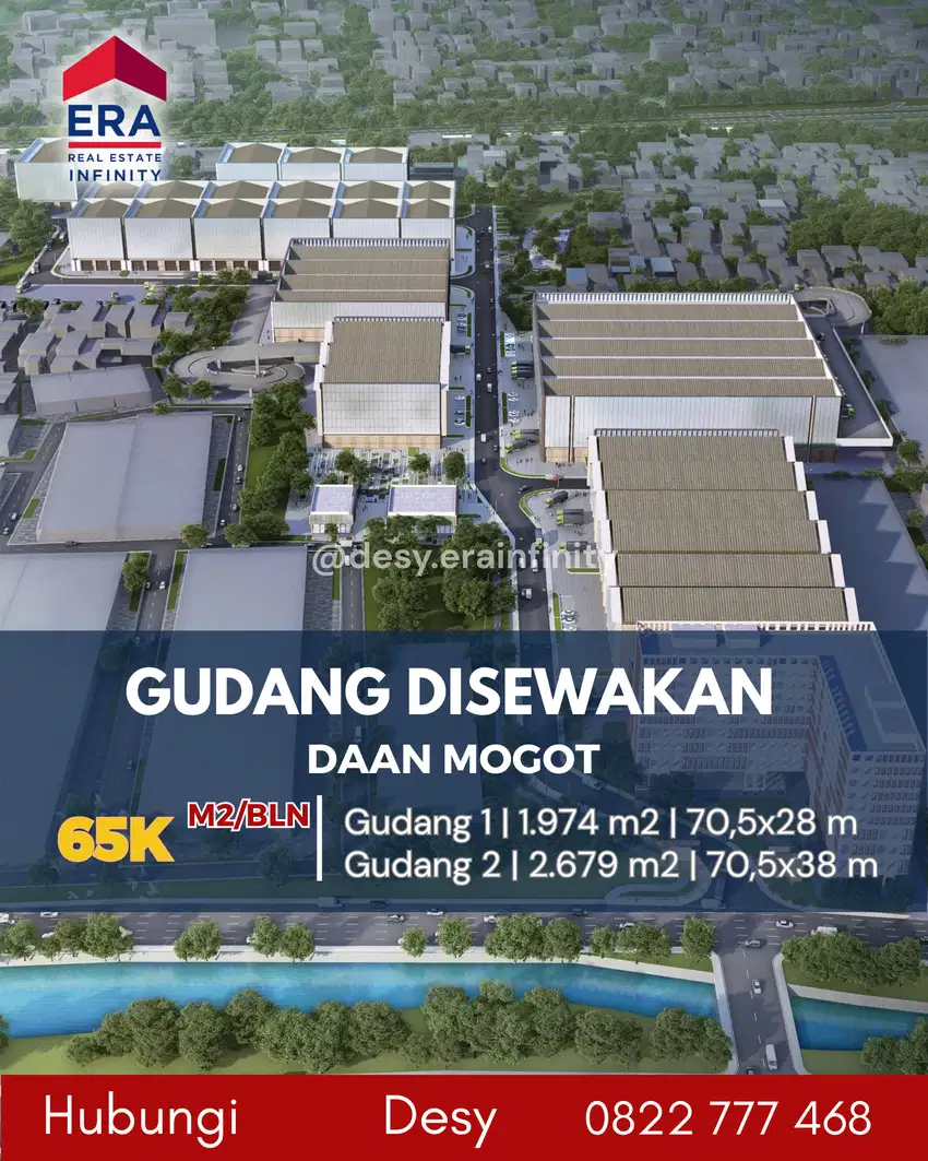 Disewakan Gudang Di Kompleks Pergudangan Daan Mogot