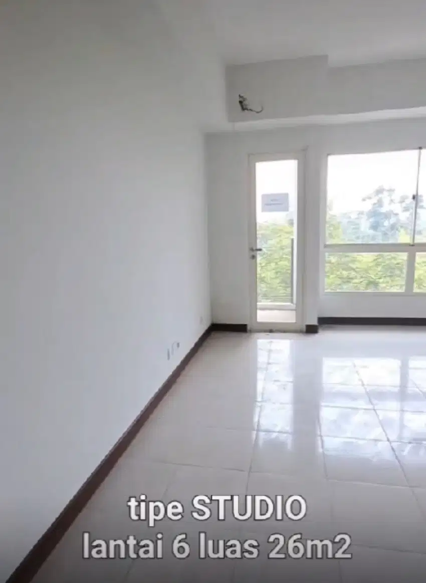 Jual Murah banget Apartement Scientia Studio Kosongan samping UMN