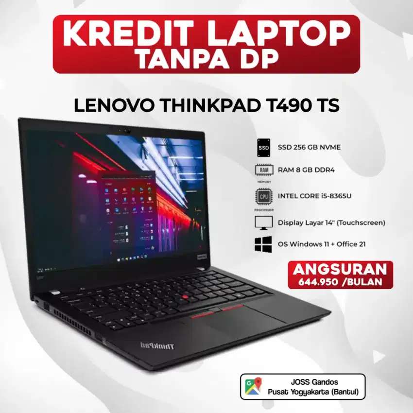 BISA KREDIT LAPTOP LENOVO T490 CORE i5 RAM 8 SSD 256