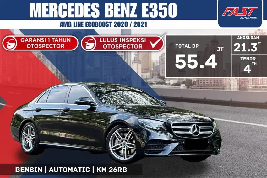 MERCEDES BENZ E350 AMG LINE 2021 / 2020 ECOBOOST KM.26RB PJK PJG #F7ST