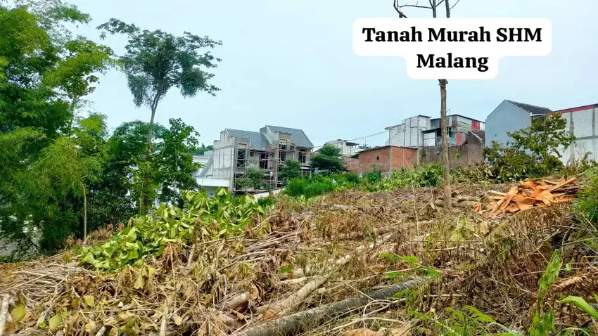 TANAH MURAH DEKAT KAMPUS UMM MALANG SIAP BANGUN SHM NEGO!