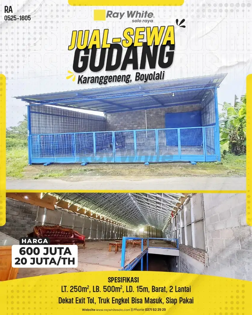 GUDANG SIAP PAKAI2 LANTAI BOYOLALI