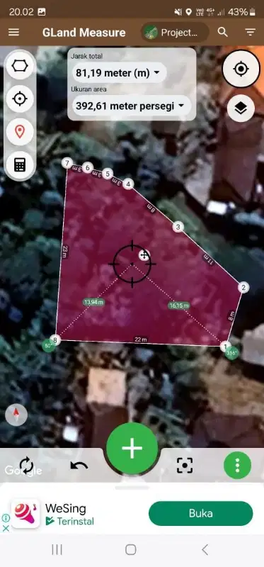 Land for  sale and Lease in belimbing sari street,pecatu0