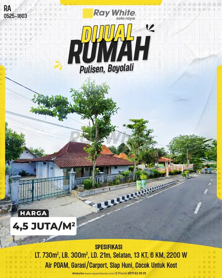 RUMAH SIAP HUNI PULISEN JL, MERAPI BOYOLALI