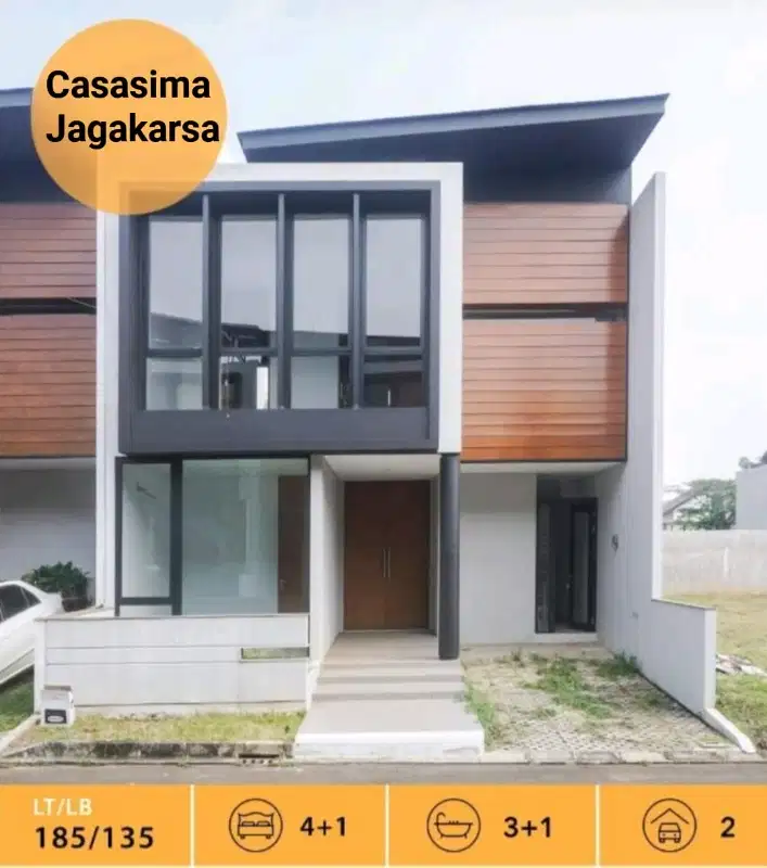 Rumah siap huni Casasima Jagakarsa