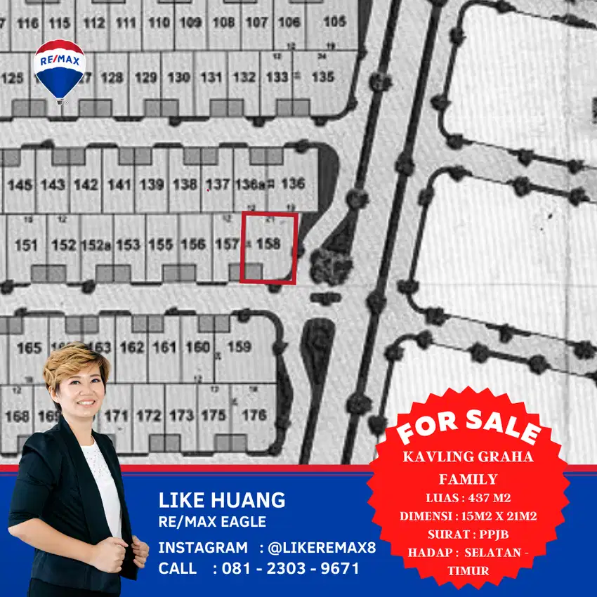 Dijual Kavlingan Graha Family