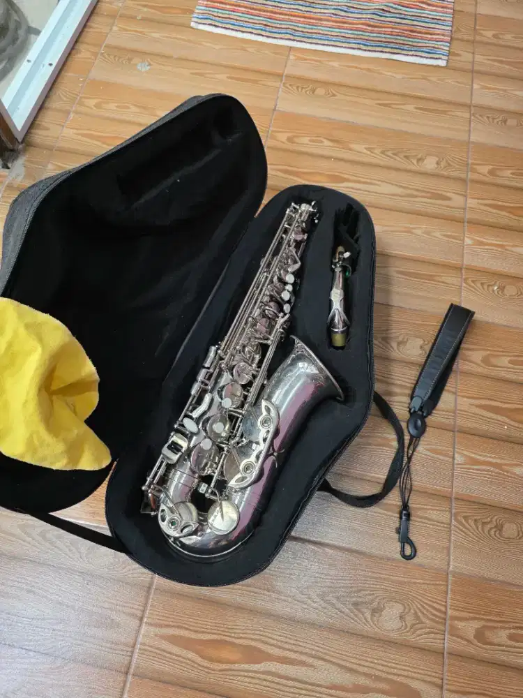 (JUAL RUGI) Alto Saxophone Mes fullset, MP Yamaha 5C, siap tiup aduhai
