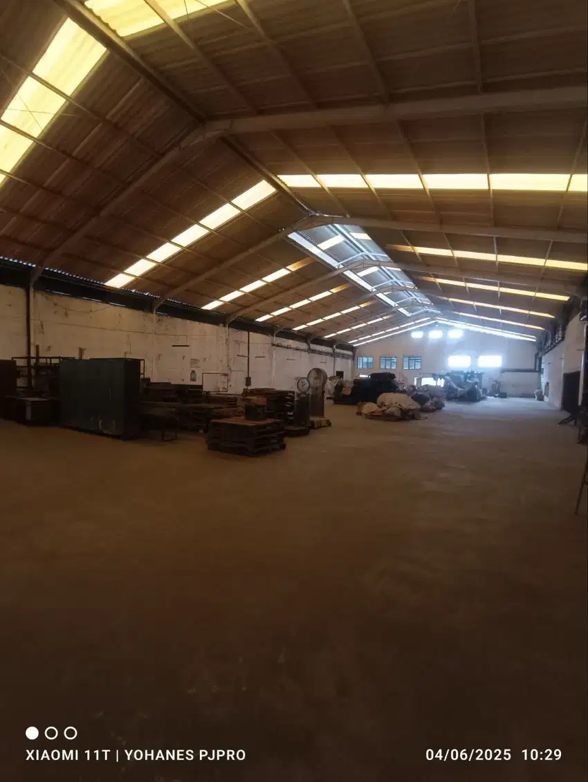 Gudang Ijin Pabrik Luas tanah 9000m2 Jl.Pembangunan 1 Tangerang Banten